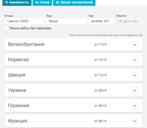 Распродажа Ural Airlines: в Европу за 2800 рублей!