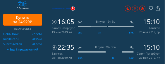 Новости - Распродажа Turkish Airlines: полеты из Петербурга в Азию и Африку от 24650 рублей туда-обратно.